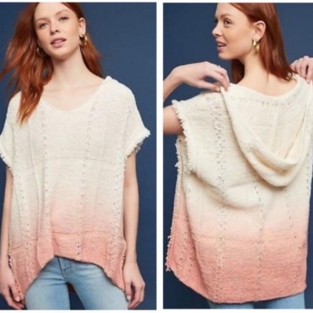 Anthropologie Moth Beachside Ombré Sweater